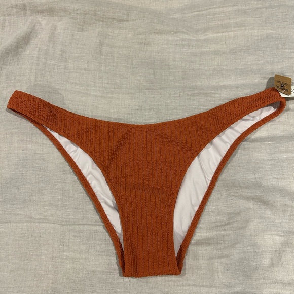 PINK women’s Crinkle Brazilian Bikini Bottom size XXL NEW - Picture 6 of 7